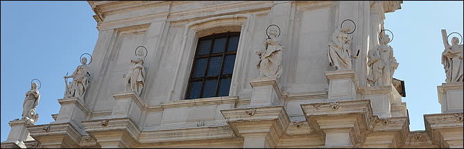 Détail de la façade de Santa Maria Assunta