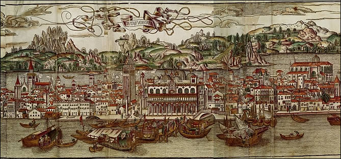 Vue de Venise au XVème siècle