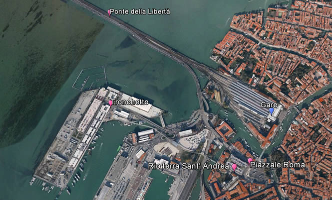 Parkings à Venise